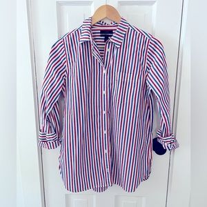 J. Crew Retro Striped Boy Shirt, size 4